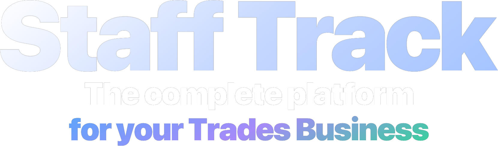 Staff Track — The complete platform for your Trades Business