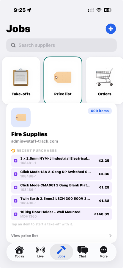 Ordering on phone